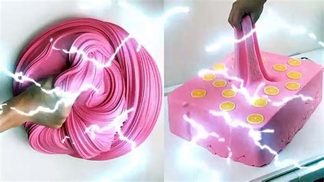 slime poking|Glossy Slime Poking ASMR Compilation .